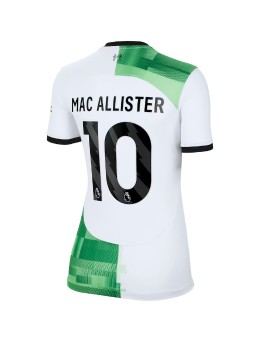 Liverpool Alexis Mac Allister #10 Replika Borta Kläder Dam 2023-24 Kortärmad